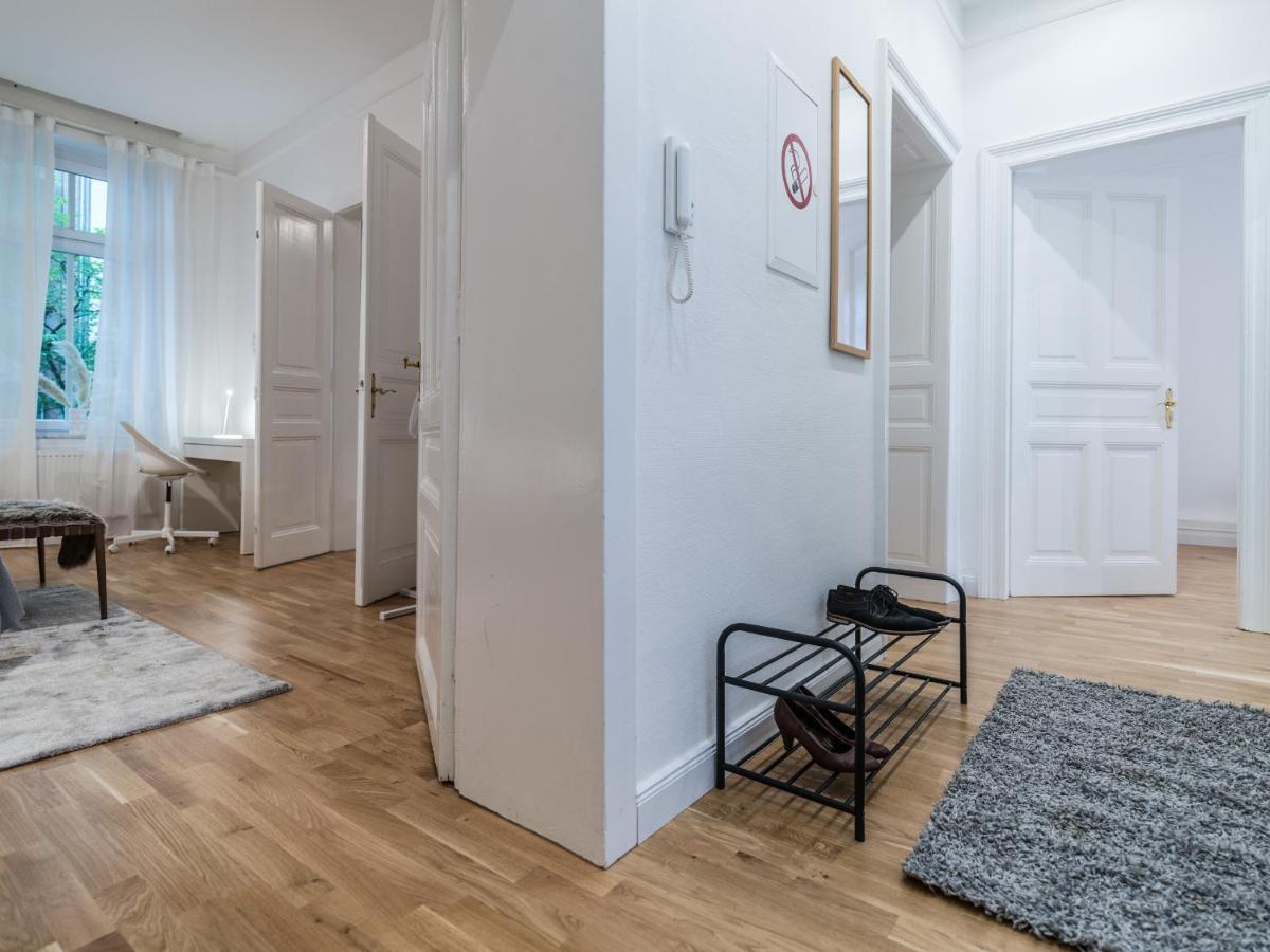 Hochwertige Altbauwohnung Im Modernen Stil In Wiesbaden - Kueche - Terrasse - Wlan - Zentral Exteriér fotografie